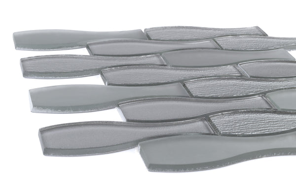 GLASS AMPULLA - GRAY