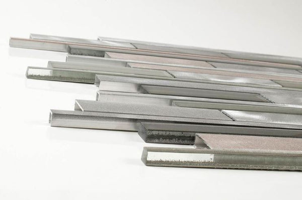 METAL RECTANGLES - CHARCOAL