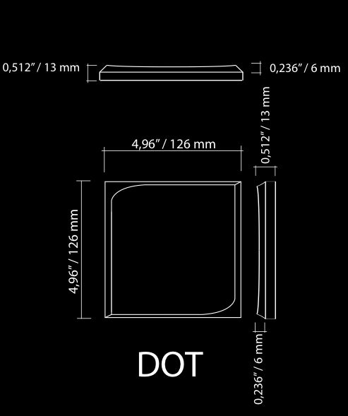 CHIC - DOT WHITE GLOSS 3D