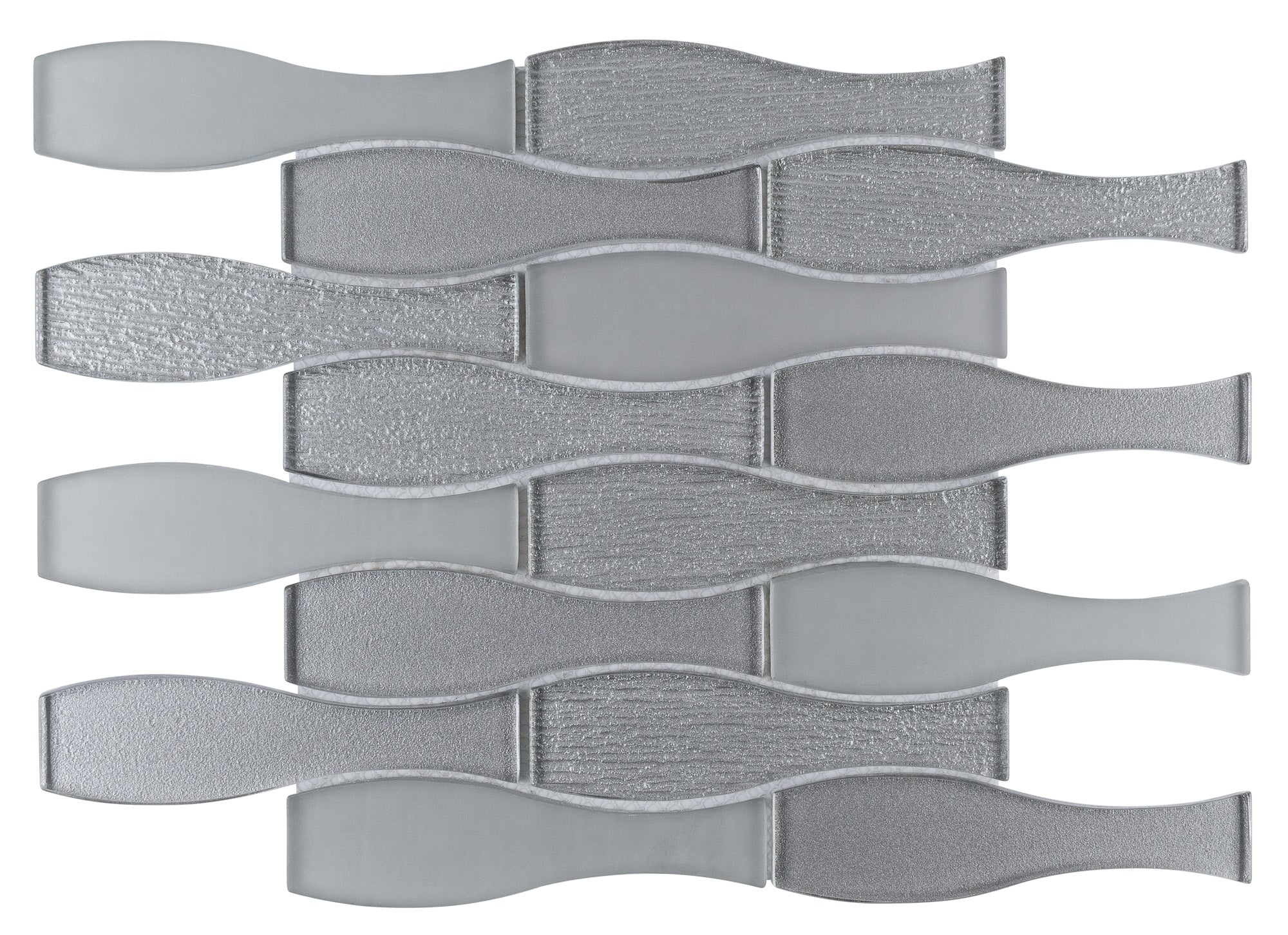 GLASS AMPULLA - GRAY