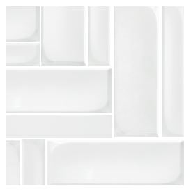 CHIC - BLOCK WHITE GLOSS FLAT