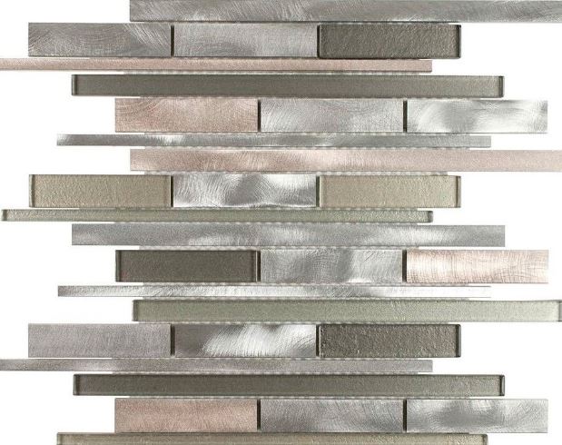 METAL RECTANGLES - CHARCOAL