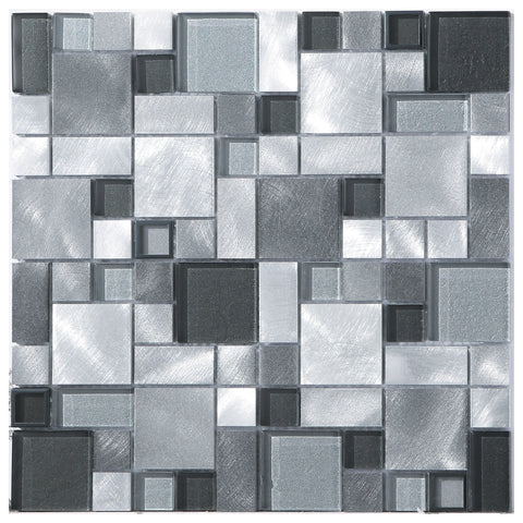 METAL SQUARES - SILVER