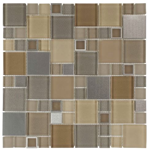 METAL SQUARES - TAN