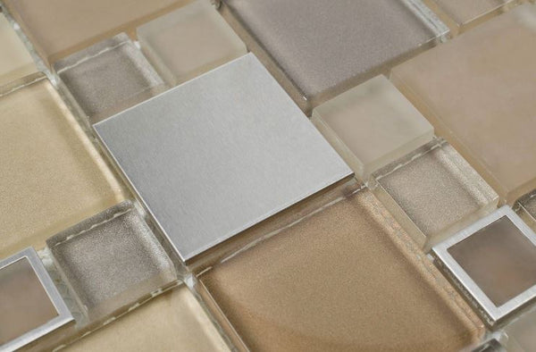 METAL SQUARES - TAN