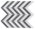 WATERJET HERRINGBONE - WHITE MARBLE
