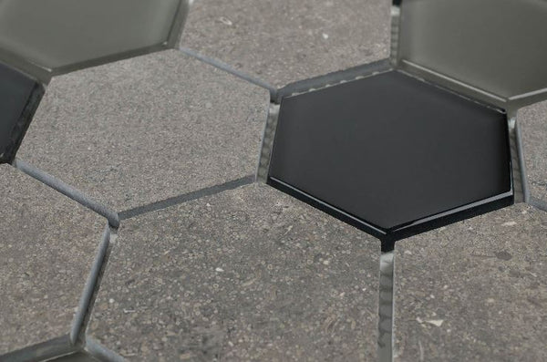 WATERJET HEXAGON - CHARCOAL