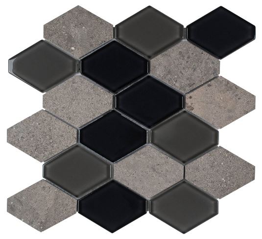 WATERJET POLYGON - BLACK