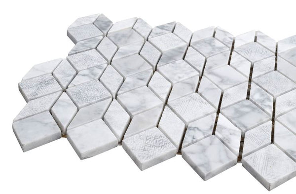 WATERJET SPARTAN - WHITE MARBLE